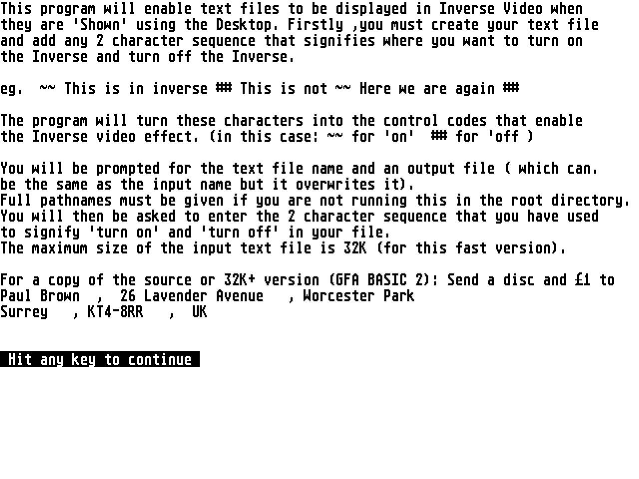InvText — screenshot 1